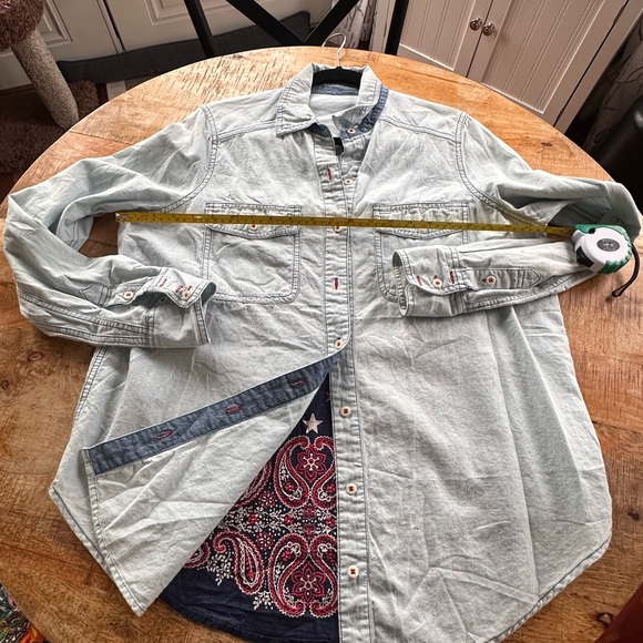 Urban Outfitters Tops - Urban Outfitters Light Gray Button Down Shirt